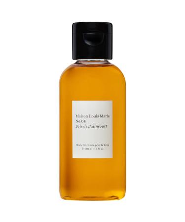 Maison Louis Marie - No.04 Bois de Balincourt Natural Body Oil | Luxury Clean Beauty + Non-Toxic Fragrance (4 fl oz | 118 ml)