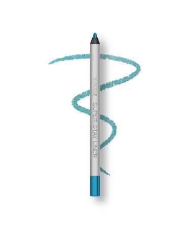 Wunder2 SUPERSTAY LINER Makeup Eyeliner Pencil Waterproof Eye Liner  Turquoise Blue  1.2 Gram  1  Metallic Turquoise Metallic Turquoise 0.04 Ounce (Pack of 1)