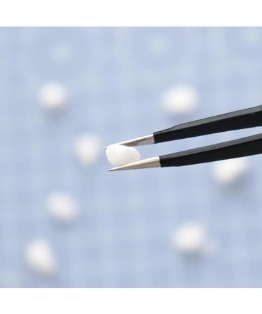 Reheyre 2Pcs Metal Nail Art Sticker Tweezer Set for Precise Sticker Application - Straight and Curved Tweezers for Thickened 1.0mm Tape - Black - Buy Online on GoSupps.com