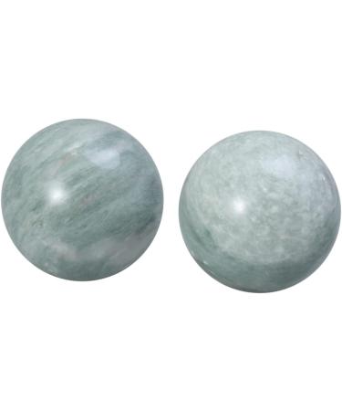 Buy 2 STK Marble Baoding Balls - Chinese Stone Massage Balls for Stress Relief | Heartstones Natural Massage Balls - Buy Online on GoSupps.com