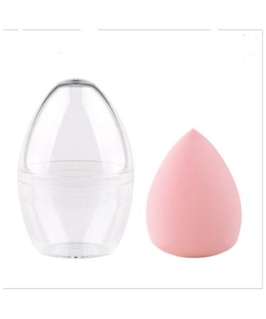 Makeup Sponge Makeup Sponge Puff Egg Microfiber Face Sponge Face Foundation Concealer Cosmetic Powder Sponge Makeup Sponge Holder(Pink-SD)