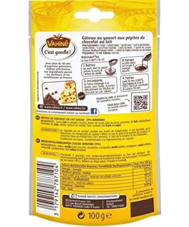 Vahine - Milk Chocolate Chips 100 g - Pack of 3 - Buy Online on GoSupps.com