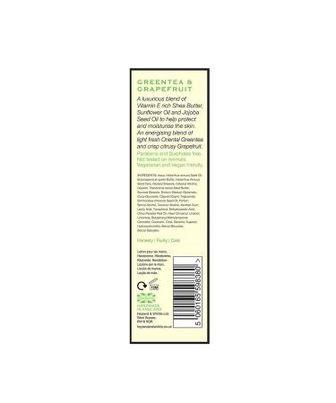 Heyland & Whittle Green Tea & Grapefruit Hand Cream - 50ml | Luxurious Moisturizer | International Shipping - Buy Online on GoSupps.com
