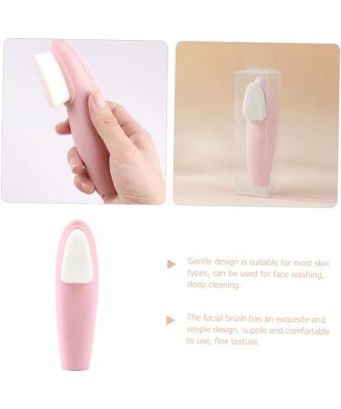 Angoily Soft Bristle Cleaning Brush Facial Cleansing Brush Scrubber Manual Facial Cleansing Brush Manual Facial Scrubber Miss Face Man-made Fiber Plastic Makeup Tools - Buy Online on GoSupps.com