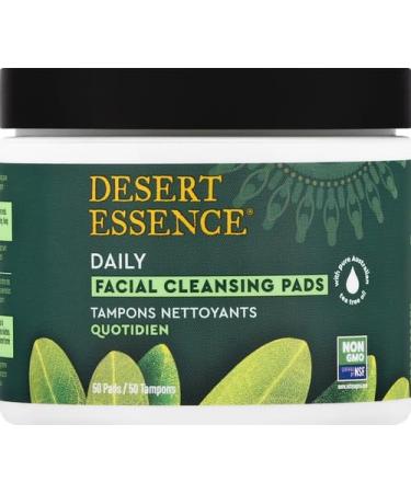 Natural Tea Tree Oil Facial Cleansing Pads - 50 Pads for Clear Skin | International Shipping Available - Buy Online on GoSupps.com