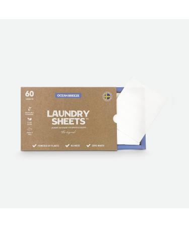 Fragrance-Free Eco-Friendly Laundry Detergent Sheets - 120 Loads 60 Sheets Made in Sweden - Buy Online on GoSupps.com