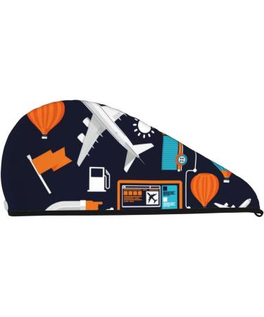 Microfiber Hair Drying Cap - Quick Drying Soft & Absorbent Hair Towel Wrap for Curly Long & Thick Hair - Buy Online on GoSupps.com