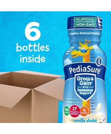 Pediasure Vanilla Drinks 6-Pack - 8 Ounce - Buy Online on GoSupps.com