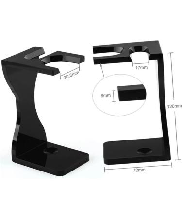 Minkissy 3-Piece Wet Shaving Set - Stainless Steel Razor Stand Shaving Brush Holder & Bowl - Perfect Gift for Men - Buy Online on GoSupps.com