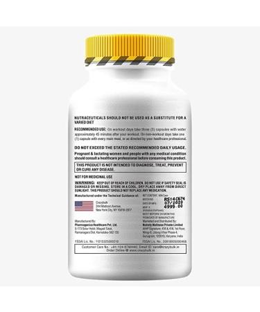 HGH-X2 Natural Lean Mass & Strength Supplement - 60 Capsules | First in India - Buy Online on GoSupps.com