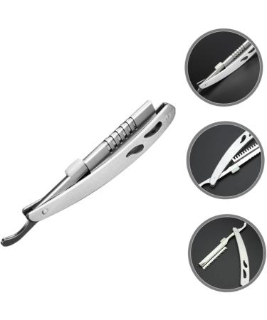 Frcolor Manual Bartraaser Holder - Rustproof Steel Foldable Razor & Eyebrow Trimmer for Men | International Shipping Available - Buy Online on GoSupps.com
