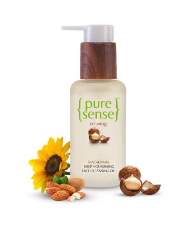 PureSense Relaxing Macadamia Deep Nourishing Face Cleansing Oil (100ml)