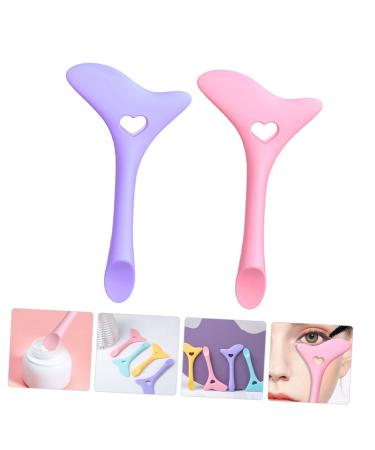 2 Pcs Eyeliner & Mascara Stencil - Easy Makeup Tool for Perfect Eye Looks | Multi-Function Brush for Girls - Buy Online on GoSupps.com