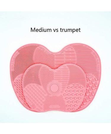 Silicone Brush Cleaner - Silicone Brush Cleaner Washing Brush Gel Cleaning Mat Foundation Makeup Brush Cleaner Pad Universal Makeup Tool - Pink - Buy Online on GoSupps.com