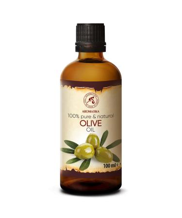Olive oil 100ml - cold -pressed - pure and of course - Spain - Extra Virgin Nourishing - Intensive care face - hair - skin - nails - hands - best for massage - cosmetics - body care