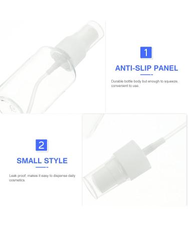 Frcolor Empty Plastic Sample Bottle Containers for Water or Liquids - 50 ml Pack of 6 - Buy Online on GoSupps.com