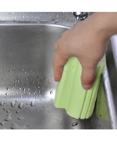 3Pcs Multifunctional Strong Water Absorption PVA Cleaning Sponge Multifunctional Household and Car Cleaning Sponge Rubbing Cotton for Kitchen Furniture Bathroom Dish (Pink) Green Pink Yellow - Buy Online on GoSupps.com