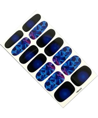 dijiusidy Nail Art Stickers Self-Adhesive Fingernail Decal with Strap Glue DIY Art Decor Full Cover Manicure Kits for Women Girls YMX222 - Buy Online on GoSupps.com