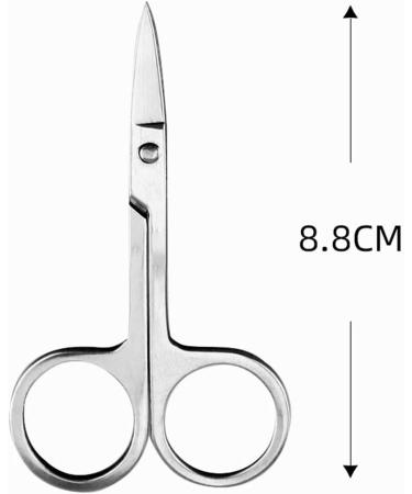 CHJHJKG Nail Clippers (Beauty) Nail Cutter Stainless Steel Eyebrow Trimmer Small Scissors Professional Manicure Sewing Nails Tools for Cuticle Oil Pedicure - Buy Online on GoSupps.com