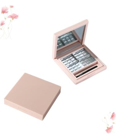 Angoily 6 Pcs Lip Balm Lotus Tealight Candle Holder Empty Eye Shadow Pallet Eye Shadow Box Square Platen 1 count (Pack of 1) Pinkx3pcs - Buy Online on GoSupps.com