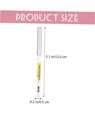 Housoutil 5pcs White Lying Silkworm Pen Eyeshadow Stick Eye Makeup Tools Eye Shadow Makeup Cosmetics Matte Set - Buy Online on GoSupps.com
