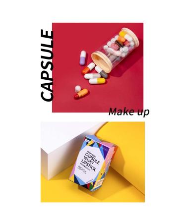 16 Pcs Mini Capsule Lipstick Set | Matte & Glossy Waterproof Formula for Girls & Women - Buy Online on GoSupps.com