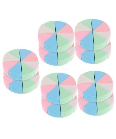 FRCOLOR 10 Sets Triangular Sponge Touch Makeup Foundation Sponge Makeup Blender Sponge Body Tool Powder Puff Makeup Tool Wet and Dry Touch Emulsion
