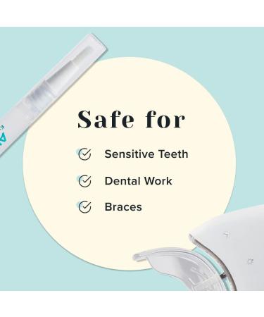 AutoBrush Teeth Whitening Kit with LED Lights - Complete Home Whitening System | 30 Whitening Sessions | White - Buy Online on GoSupps.com