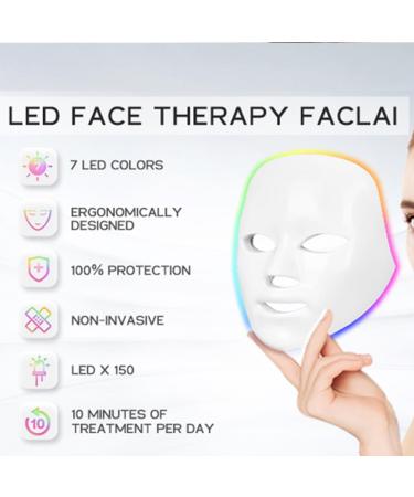 Red Light Therapy Mask for Face - 7 Color LED Skin Tightening & Firming Beauty Tool - Buy Online on GoSupps.com