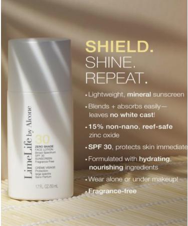 FLUFFYSELL - Liime - Liffe - Oil - Free Face Sunscreen Lotion SPF 30 Broad Spectrum Protection Lightweight 1.7 fl. oz. | 50 ml - Buy Online on GoSupps.com