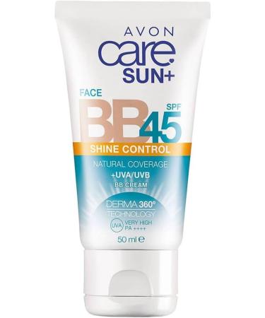Avon Care Sun+ Shine Control SPF45 Natural Coverage +UVA/UVB BB Cream 50ml - Buy Online on GoSupps.com