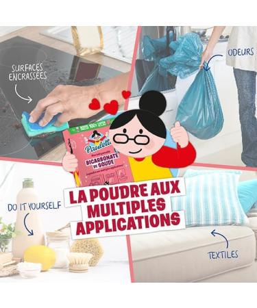 Paulette - Baking Soda - Gently cleanses revives colors neutralizes bad odors - Authentic and Natural Ecocert - 1 kg - Buy Online on GoSupps.com