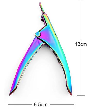 UNbit Nail Clipper Nail Cutter Clipper Stainless Steel Manicure Fake Nails Nipper Cut False Nails Professional Tools - Buy Online on GoSupps.com