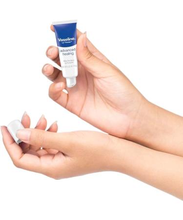 Vaseline Lip Therapy Lip Balm Tube - Advanced Healing - 0.35 oz - Pack of 1 - Buy Online on GoSupps.com