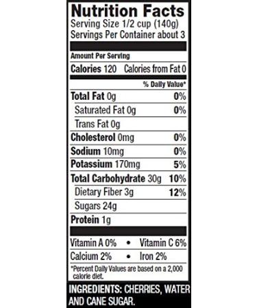 Oregon Fruit Pitted Light Sweet Cherries 15 oz - Pack of 8 | Premium Quality Cherries for Baking and Snacking - Buy Online on GoSupps.com