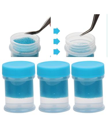 Eyelash Extension Tweezer Cleaner Solution - Sponge Ball Cleaning Tool for Glue Removal - Buy Online on GoSupps.com