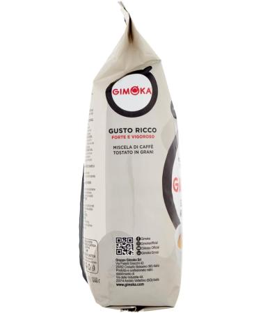 Gimoka Ricco Caff Set of 6 Grani Coffee Makers Roasted Coffee Bean Blend 1 kg - Buy Online on GoSupps.com