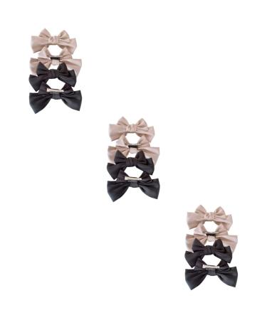 minkissy 6 Pairs Bow Hairpin Baby Girls Bows Toddler Hair Clips Big Bows Hair Clips Bow Hair Clip Toddler Bows Hair Bows Bowknot Hair Bow Pins Girls Barrette Wedding Fabric Woman Headgear