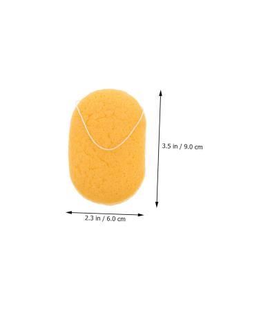 Exfoliating Face Wash Sponge | Natural Skincare Tool & Makeup Applicator - Volcanic Mud Clean PVA Sponge - Buy Online on GoSupps.com