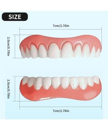 Buy False Teeth Veneers | Cosmetic Tooth Covers & Provisional Dentures - International Shipping - Buy Online on GoSupps.com