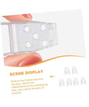FOMIYES 3 Pairs Toe Splitter Nail Tool Thumb Splint Nail Protector Toe Dividers Valgus Correct Bunion Protector Foot Separator Toe Spacers for Feet Foot Toe Separator Man Sebs Stretcher - Buy Online on GoSupps.com