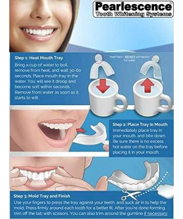 Pearlescence 22% Carbamide Peroxide Teeth Whitening Kit | 2 x 10ml Gel + 3 Boil and Bite Trays + Shade Guide - Buy Online on GoSupps.com
