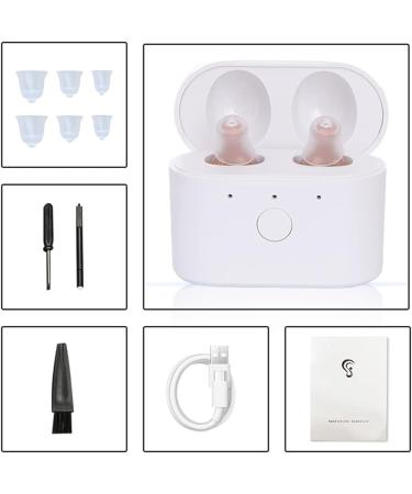 ZHANGMIN Personal Digital Sound Amplifier - Voice Amplifier with Charging Box Elderly Hearing Aid Device (1 Pair) - Improve Hearing Anywhere - Buy Online on GoSupps.com