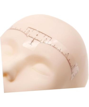 Housoutil 120pcs Disposable Eyebrow Ruler Makeup Stickers Tear-off Design Disposable Gauge Tool Mini Calipers - Buy Online on GoSupps.com