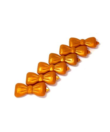 Hair bow hair clip for pets dog hair clip mother of pearl orange 57