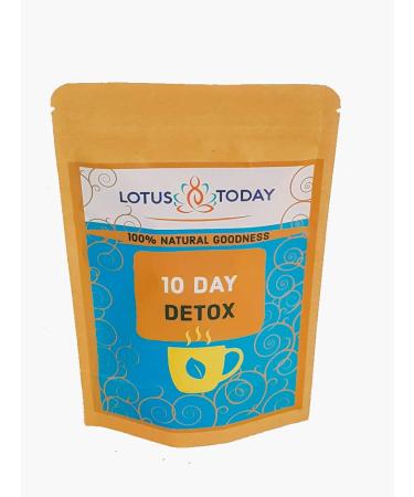 10Day Detox Tea Cleanse - Herbal Tea - Organic Multi herb Smooth Detox Formula - Weight Loss Diet Slimming TEA10 Days Supply