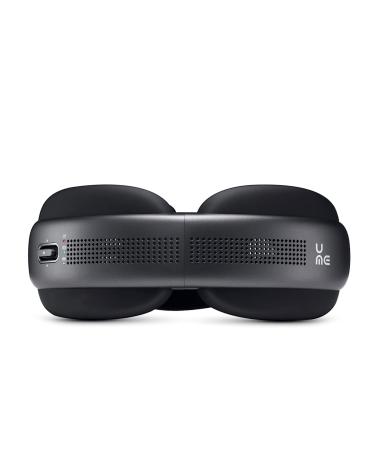 Eye massager with foldable warmth vibration point massage for the eyes with visible window with a music belt relieves eye frames reduces dark circles improves sleep