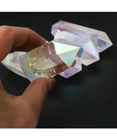 Collection 1pc Natural Aura Clear Quartz Point for Healing Feng Shui Decoration 55mm-65mm - Buy Online on GoSupps.com