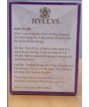 Hyleys 14 Day Weight Loss Tea - 42 Tea Bags | Detox Cleanse Tea (100% Natural, Sugar & Gluten Free) - 1 Pack - Buy Online on GoSupps.com