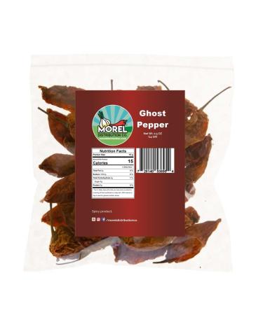 Dried Ghost Peppers Bhut Jolokia Chili Peppers Extremely Hot. 0.5 oz (14 G) and 2 oz (57 G). (0.5) 0.5 ounces